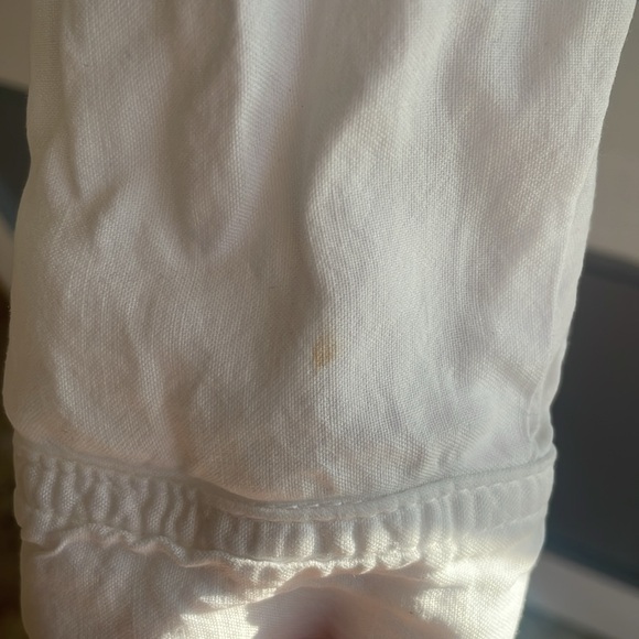 Cloth & Stone tencel white summer button shirt/shacket - Picture 5 of 7